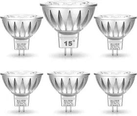Ald15mr Alide Mr16 Led Bulbs 15 Degree 6 Count Pack Of 1 Degrees Warm