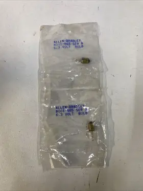 800t-n65 Allen-bradley Lot Of 2 Ser. A O.e.m. Lamps 6.3v Bulb