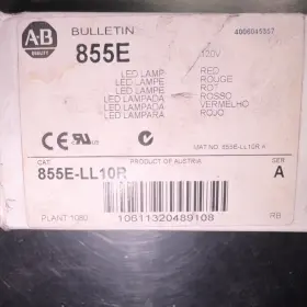 855e-ll10r Allen-bradley Bulletin 855e Led Lamp Red 120v Model Mpn