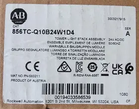 856tc-q10b24w1d4 Allen-bradley Tower Light Stack Assembly New #2 856tc-q10b24w1d4 Allen-bradley Tower Light Stack Assembly New #2