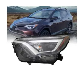 Alligator Auto Lights Aalc31211aflas2 Led Headlight Assembly Replacement For Toyota 2016 2017 2018 Rav4 Se/platinum