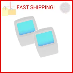 Amerelle 043959594176 Always-on Blue Night Light 2 Pack 71282 - Slim Plug-in Led W