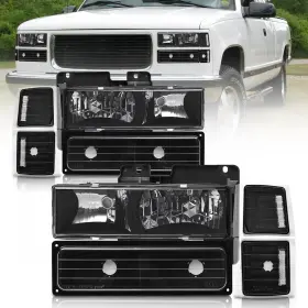 As As-cco0088885 Headlight Assembly Replacement For 1994 1995 1996 1997 1998 Chevy