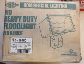 Fld-400hq Atlas P/n Hid Heavy Duty Floodlight 400w High Pressure Lamp Type 277v Fld-400hq Atlas P/n Hid Heavy Duty Floodlight 400w High Pressure Lamp Type 277v