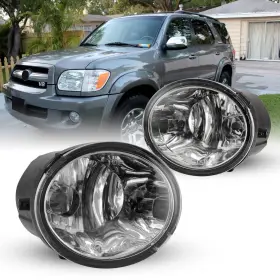 Autofree Af30-0076-09 Fog Lights Compatible For Toyota Tundra 2000-2006 Sequoia 2001-2007 With Bulb