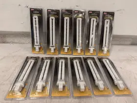 Sl-103pdq Bayco 017398100113 Case Of 12 Super Bright Replacement 13 Watt Fluorescent Bulbs Sl-103