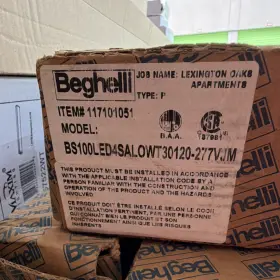 Bs100ledasalowt30120-277vjm Beghelli Led Lighting Fixture 120-277v