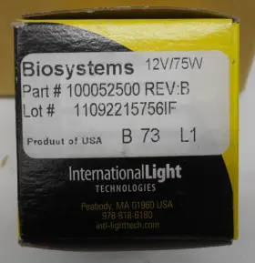 100052500 Biosystems Light Bulb 12c/75w Qty 1