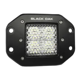 2f-fpod10cr Black Oak Led Flush Flood Optics Pod Mount Light 10 Watt Cree Housing