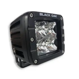 2f-pod10cr Black Oak Led 2 Inch Marine Pod Light Flood Optics Housing 10 Watt Cree