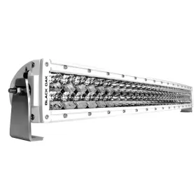 40ccm-d5os Black Oak Led Pro Series 3.0 Curved Double Row 40 Inch Light Bar White Housing