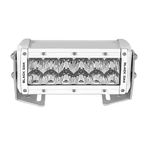 6cm-d5os Black Oak Led Pro Series 3.0 Double Row 6 Inch Light Bar Combo Optics White Housing #3