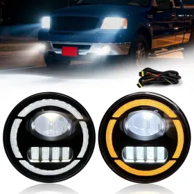 Boxlight Bona-f150 Led Fog Lights With Drl Fit For 2006-2014 Ford F150 Pickup Truck W