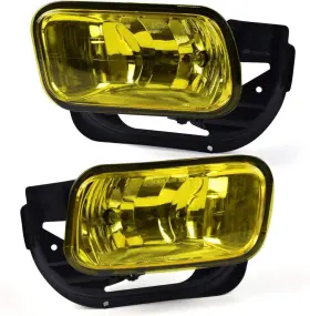 02hla3705aylpit Branded Front Bumper Fog Lights Compatible With 2009-2012 Dodge Ram 1500/2010-2018 Dodg