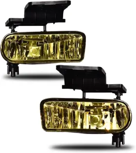 02hla4501ayl Branded Pair Of Fog Lights For 1999-2002 Chevy Silverado 1500/2500/fit 2001 2002