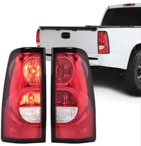 02rla4501crd-tafba Branded Tail Lights Assembly Pair For 2003-2006 Chevy Silverado 1500 2500 3500 Rear Tai