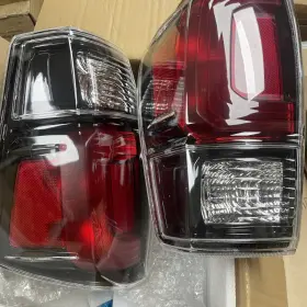 16-tcm-b-p Branded Pair Clear Lens Black Tail Lights With Bulbs Fit For 2016-2023 Toyota Tacoma Trucks 16-tcm-b-p Branded Pair Clear Lens Black Tail Lights With Bulbs Fit For 2016-2023 Toyota Tacoma Trucks