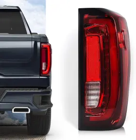 19sierra-tl-rh Branded Tail Light Assembly Compatible With Gmc Sierra 1500/2500hd/3500hd 2019-2024