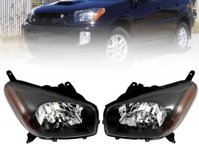2-1044777-806250 Branded 1 Pair Black Headlights For 2001 2002 2003 Rav4 Headlamp Assembly Left And Right S