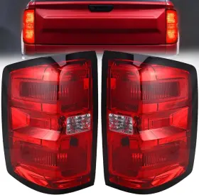 80009938 Branded Tail Light Assembly Compatible With 2016-2019 Chevy Silverado 1500 2500hd 3500hd