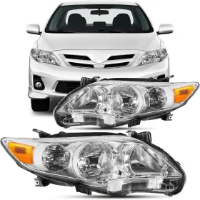 Ak-tyco1113 Branded Headlights Assembly North America Built Models For 2011 2012 2013 Toyota Corolla