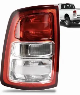 Aktl076l Branded Tail Lights Red Bezel Compatible With 2019-2023 Dodge Ram 2500 Left Driver Side