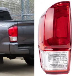 Branded Be055 Tail Light Compatible With 2016 2017 2018 2019 2020 Toyota Tacoma Pickup Left Dr