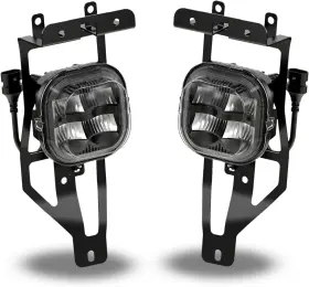 Branded Bix-f0507 Fog Lights Assembly With Mounting Brackets Compatible 2005-2007 F250 F350