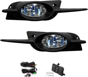 Branded Bona-hd-270 Fog Lights Replacement For 2009 2010 2011 Honda Civic 2dr Front Bumper Driving F
