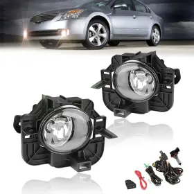 Ch-ns-069 Branded Fog Lights Compatible With 2007-2009 Nissan Altima 4dr Sedan Lamps Assembly