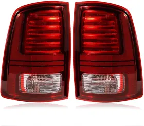 Cowd3120zh Branded Led Tail Lights Assembly Compatible With 2013-2018 Dodge Ram 1500 2500 3500 Spor