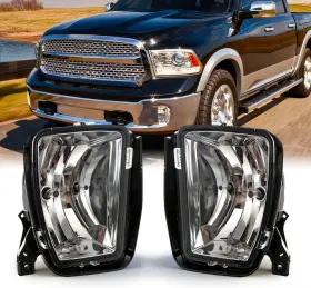 Dg-521-veg Branded 2013-2018 Dodge Ram 1500 And 2019-2021 Fog Light Assembly Dot Sae Comp