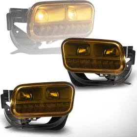 Branded Dg-886l-1 Led Fog Lights Compatible With 2009-2018 Ram 1500 2500 3500 Front Amb