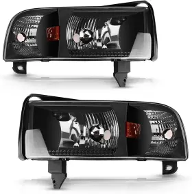 Dwha0055 Branded Headlight Assembly Compatible With 1994-2001 Dodge Ram 1500/94-02 250