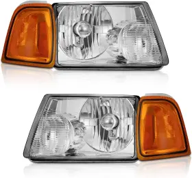 Fdrg-01 Branded For 2001-2011 Ford Ranger Headlights Assembly Headlamp Replacement 01-11