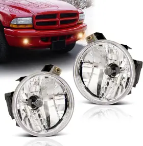 Fl1027 Branded Fog Lights Assembly For 2001-2003 Dodge Durango 2001-2004 Dakota With 881