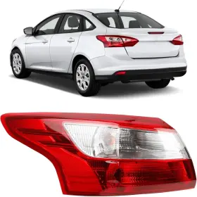 Fo2818151 Branded Driver Left Side Tail Light Compatible With 2012-2014 Ford Focus Sedan