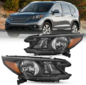 Branded Hl-12-14cr-v Headlight Assembly Replacement For 2012-2014 Honda Cr-v Front Headlamp Halogen H