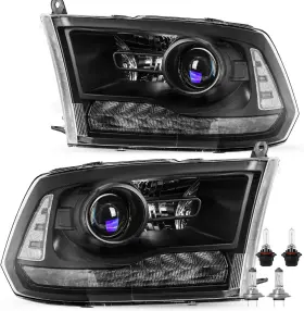 Branded Hl-13-18rm Oe Projector Style Model 2013-2018 Dodge Ram 1500 2500 3500 Headlights With L