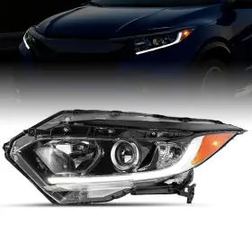 Hl-19-22hrv Branded Halogen Headlight Assembly Compatible With 2019-2022 Honda Hrv Left Driver Side