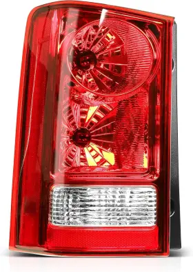 Maautmubx8 Branded Left Driver Side Tail Light Assembly 2009-2015 Pilot Red Clear Lens Taillights