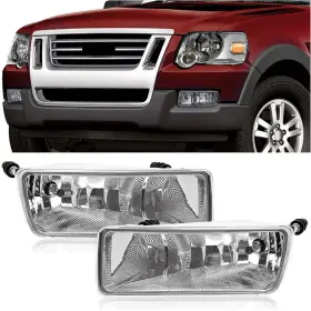 Branded Mo-3223 Fog Light Pair Compatible With 2006-2010 Ford Explorer/explorer Sport Trac Halo