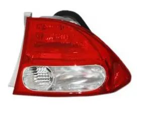 Na1025 Branded Left Side Taillight Assembly 2009 2010 2011 Honda Civic Sedan Hybrid 4 Door Rear