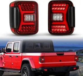 Branded Nd20-0669-19 Tail Lights For Jeep Gladiator Jt 2018-2025 Lamps Sequential Led Rear Li