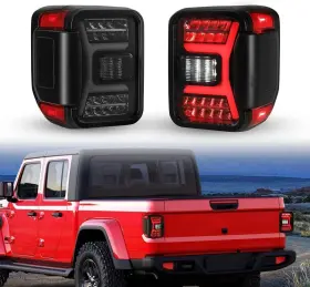 Branded Nd20-0669-p Tail Lights For Jeep Gladiator Jt 2018-2025 Lamps Sequential Led Rear Li