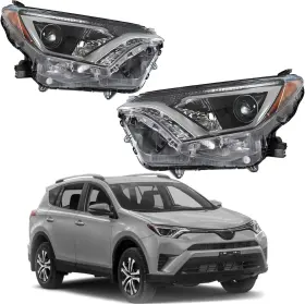 Branded Seb-6784402-720655-le Left And Right Headlamps Assembly Replacement For 2016 2017 2018 Rav4