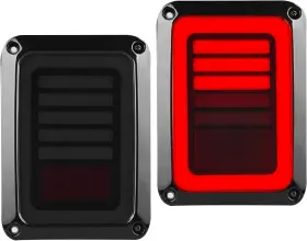 Branded St028 Upgraded Led Tail Lights Assembly Compatible With 2007-2018 Jeep Wrangler Jk Jku