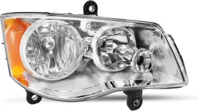 Tc08-16 Branded Headlight Assembly Fits For 2011-2020 Dodge Grand Caravan / 08-16 Chrysler Town