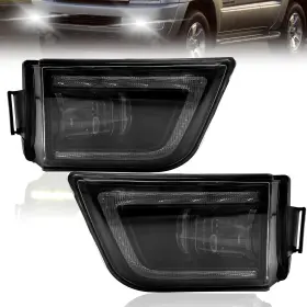 Branded Th-ty-865l Led&drl Fog Lights Compatible With 2003 2004 2005 Toyota 4runner Oem Replacemen