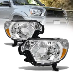 Tta0012885 Branded Headlight Assembly For 2012 2013 2014 2015 Toyota Tacoma Headlamp Chrome Housing Tta0012885 Branded Headlight Assembly For 2012 2013 2014 2015 Toyota Tacoma Headlamp Chrome Housing